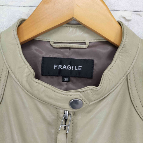 FRAGILE lamb leather ラムレザージャケット レディース 3838
