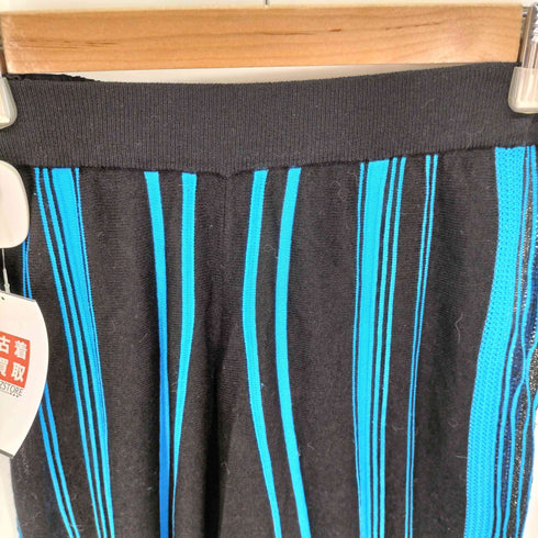 ヘリンドットサイ HeRIN.CYE Random patten knit pants ストライプ ニット パンツ レディース JPN:38