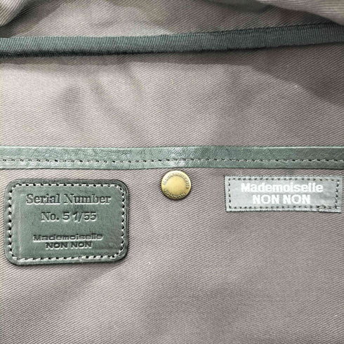 マドモアゼルノンノン mademoiselle NON NON 2way ウール ツイード ミニボストンバッグ レディース