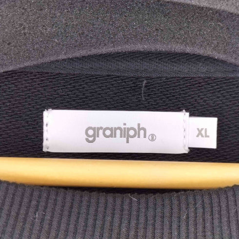 グラニフ graniph ネコカブリビューティフルシャドー ポケットスウェット メンズ JPN:XL