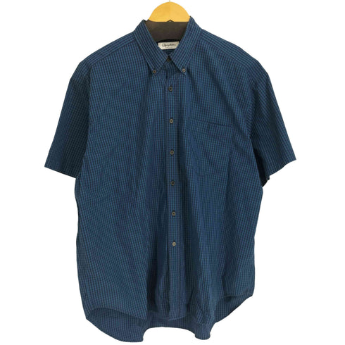 ジムフレックス GYMPHLEX ギンガムチェック S/S シャツ メンズ import:M