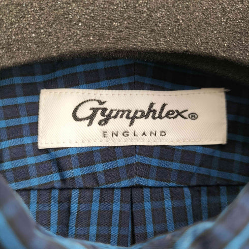ジムフレックス GYMPHLEX ギンガムチェック S/S シャツ メンズ import:M