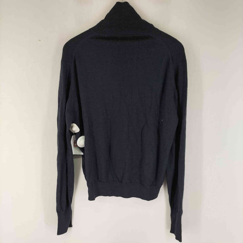 ジョンスメドレー JOHN SMEDLEY イギリス製 メリノウール タートルネックニット メンズ import:L