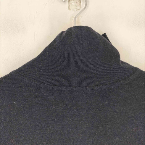 ジョンスメドレー JOHN SMEDLEY イギリス製 メリノウール タートルネックニット メンズ import:L