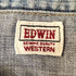 エドウィン EDWIN デニム ウエスタンシャツ メンズ import:S