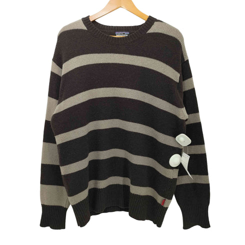 パタゴニア patagonia 2007年製 ウール ボーダー ニット セーター メンズ import:M