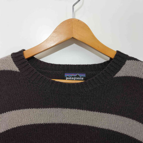 パタゴニア patagonia 2007年製 ウール ボーダー ニット セーター メンズ import:M