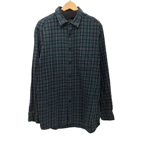 ユニクロ UNIQLO 00s OLD ブラックウォッチ チェック フランネル シャツ メンズ JPN:XL