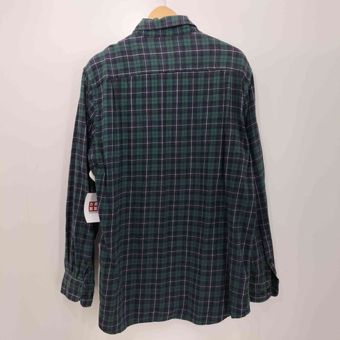 ユニクロ UNIQLO 00s OLD ブラックウォッチ チェック フランネル シャツ メンズ JPN:XL