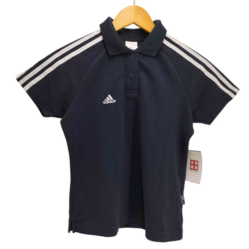 アディダス adidas ロゴ刺繍 S/S ポロシャツ レディース JPN:S