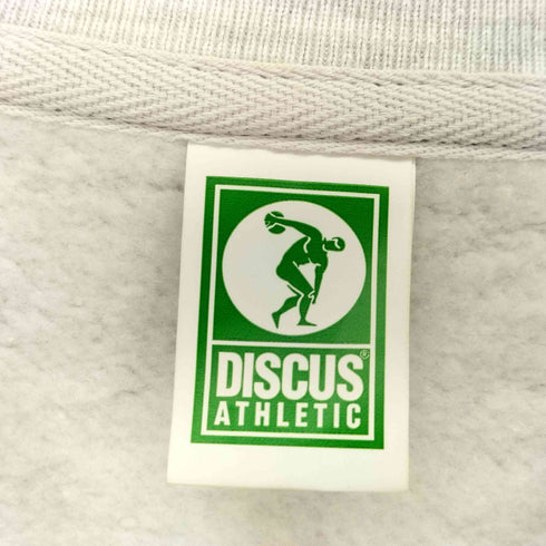 ディスカスアスレチック Discus Athletic 裏起毛 フロントプリント クルーネックスウェット メンズ