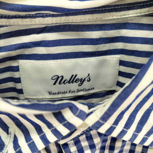 ノーリーズ NOLLEY’S クジラワンポイント ボタンダウンシャツ メンズ JPN:L