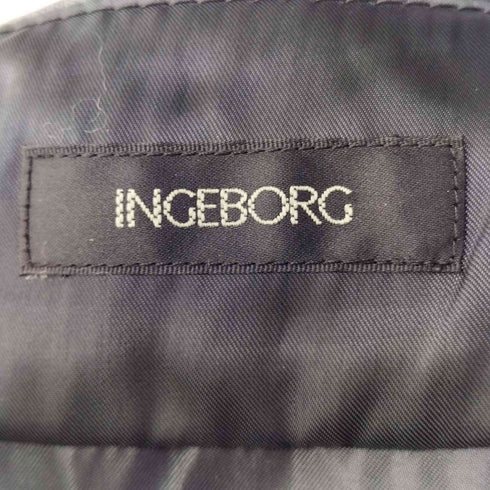 インゲボルグ INGEBORG ティアード ラムレザー ひざ丈 スカート レディース 9