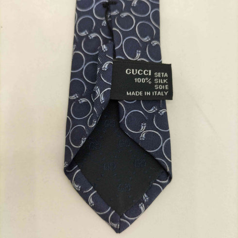 グッチ GUCCI 総柄 シルク ネクタイ メンズ