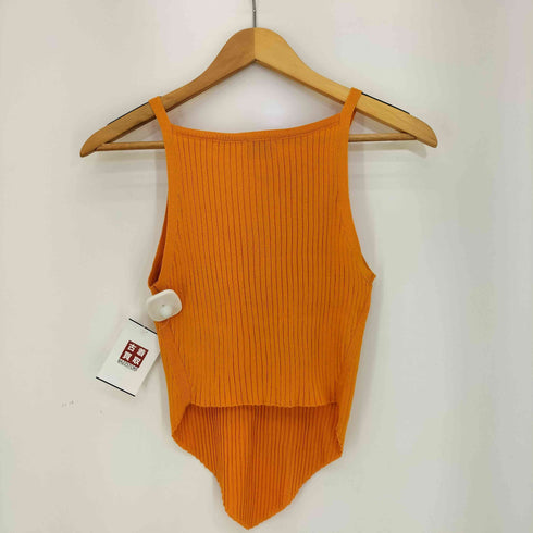 クレージュ courreges Pointyリブニットタンクトップ レディース