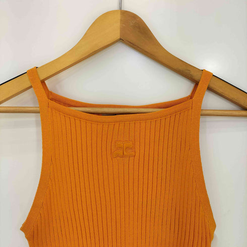 クレージュ courreges Pointyリブニットタンクトップ レディース
