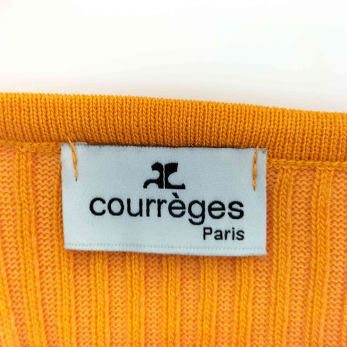 クレージュ courreges Pointyリブニットタンクトップ レディース