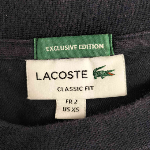 ラコステ LACOSTE CLASSIC FIT ロゴワッペン ポケット S/S Tシャツ レディース import:XS