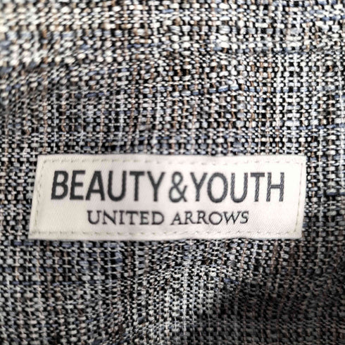 ビューティーアンドユースユナイテッドアローズ BEAUTY & YOUTH UNITED ARROWS ドライ ツイード キャンプカラー グランデ シャツ メンズ JPN:M