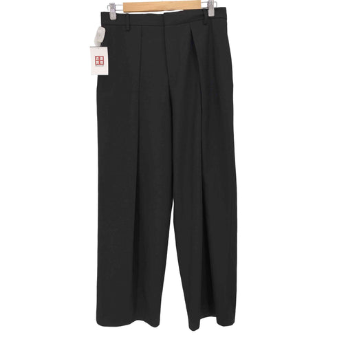 ザラ ZARA ワイドタックプリーツスラックス メンズ 38