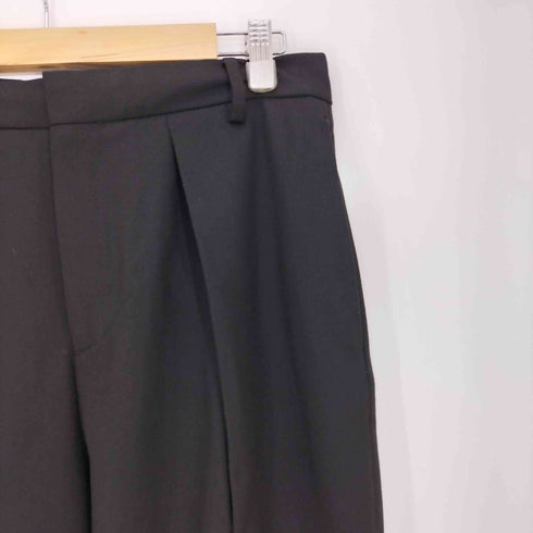 ザラ ZARA ワイドタックプリーツスラックス メンズ 38