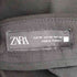 ザラ ZARA ワイドタックプリーツスラックス メンズ 38
