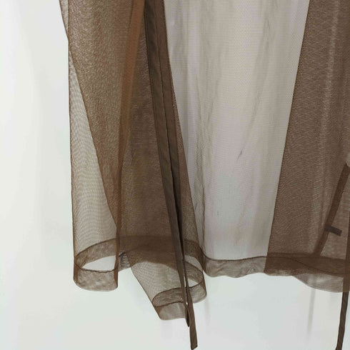 レイビームス Ray BEAMS チュールフリルカラーノースリーブトップス レディース