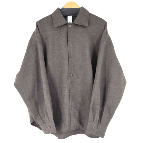 キャスパージョン CASPER JOHN Imitation wool huge shirts メンズ JPN:M