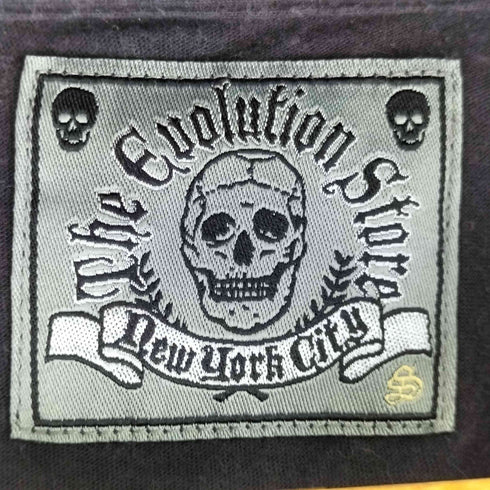 ユニクロ UNIQLO THE EVOLUTION STORE スカルワッペン Y2K トップス メンズ JPN:S