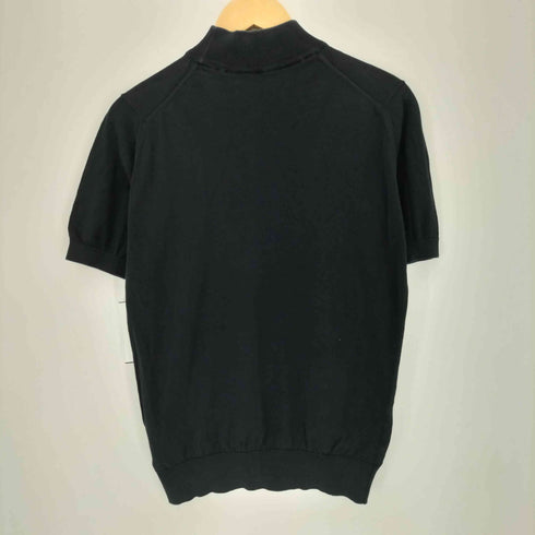 ジョンスメドレー JOHN SMEDLEY イギリス製 モックネック S/S Tシャツ レディース