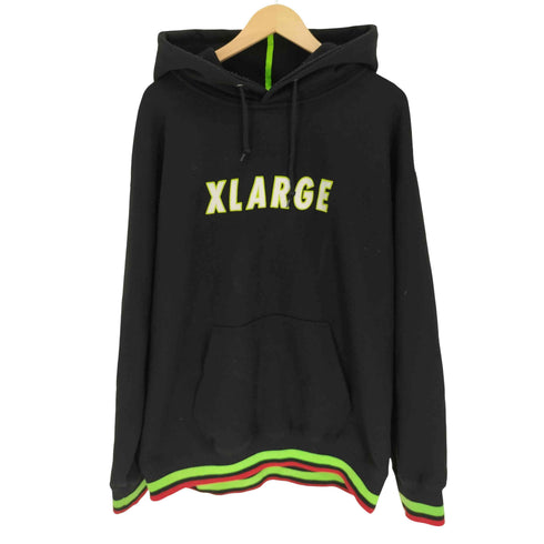 エクストララージ XLARGE フロントロゴ刺繍 プルオーバー パーカー メンズ JPN:XL