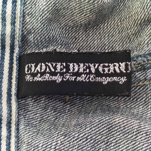 CLONE DEVGRU Y2K 裏地スター プリントデニムパンツ レディース 32
