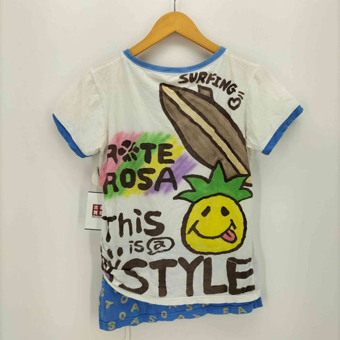 ROTE ROSA Y2K ビッグプリント ドッキングTシャツ レディース