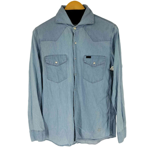 ラングラー Wrangler デニム ウエスタンシャツ メンズ import:M