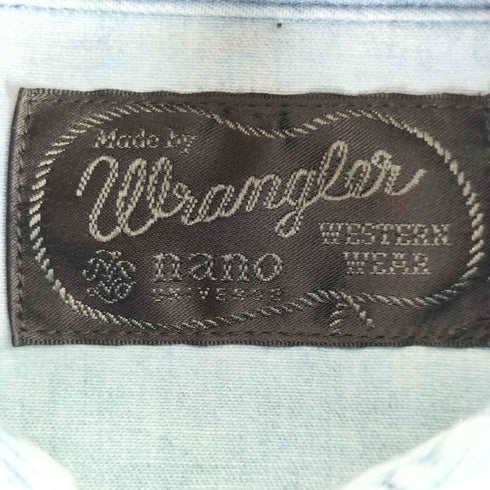 ラングラー Wrangler デニム ウエスタンシャツ メンズ import:M