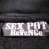 セックスポットリベンジ SEX POT ReVeNGe Y2K ドクロジップ スタッズ プリントハイネックパーカー レディース JPN:M