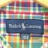 ラルフローレン RALPH LAUREN ポニー刺繍 マドラスチェックボタンダウンシャツ レディース 150