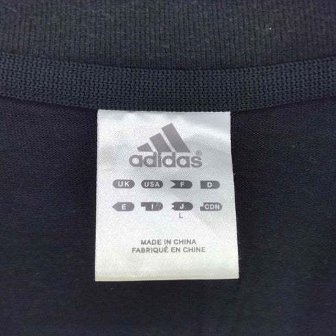 アディダス adidas プリントクルーネックTシャツ メンズ L