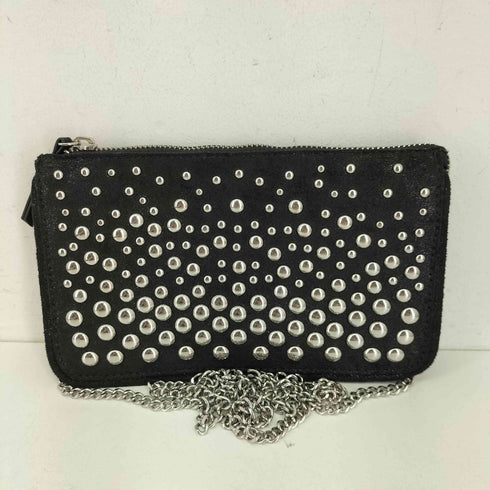 ザラ ZARA スタッズチェーンショルダーバッグ レディース
