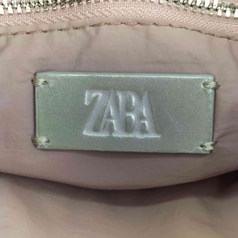 ザラ ZARA メタリック シルバー ショルダーバッグ レディース