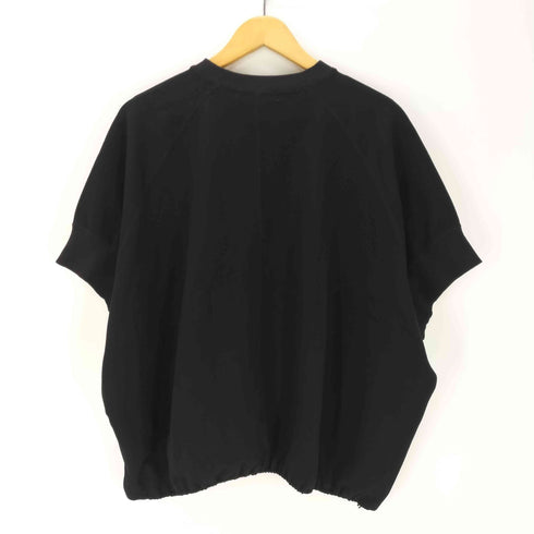 quaranciel 26SS 洗濯機可能 ライト ポンチ ハーフスリーブ ドロスト ルーズ TEE レディース FREE