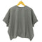 quaranciel 26SS 洗濯機可能 ライト ポンチ ハーフスリーブ ドロスト ルーズ TEE レディース FREE