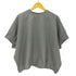 quaranciel 26SS 洗濯機可能 ライト ポンチ ハーフスリーブ ドロスト ルーズ TEE レディース FREE