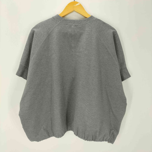 quaranciel 26SS 洗濯機可能 ライト ポンチ ハーフスリーブ ドロスト ルーズ TEE レディース FREE