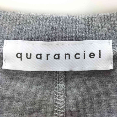 quaranciel 26SS 洗濯機可能 ライト ポンチ ハーフスリーブ ドロスト ルーズ TEE レディース FREE