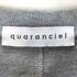 quaranciel 26SS 洗濯機可能 ライト ポンチ ハーフスリーブ ドロスト ルーズ TEE レディース FREE