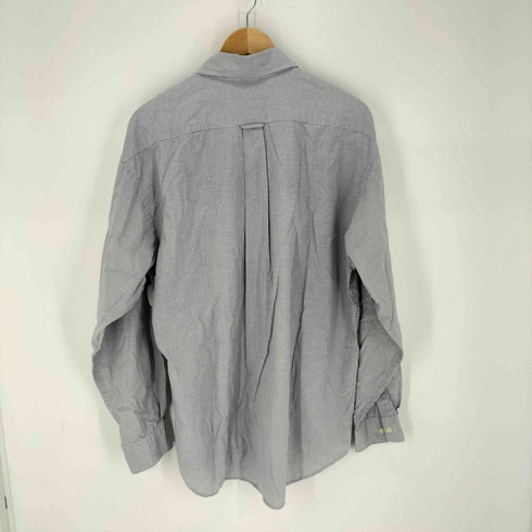 バナナリパブリック BANANA REPUBLIC マイクロチェック レギュラーカラー シャツ メンズ import:L