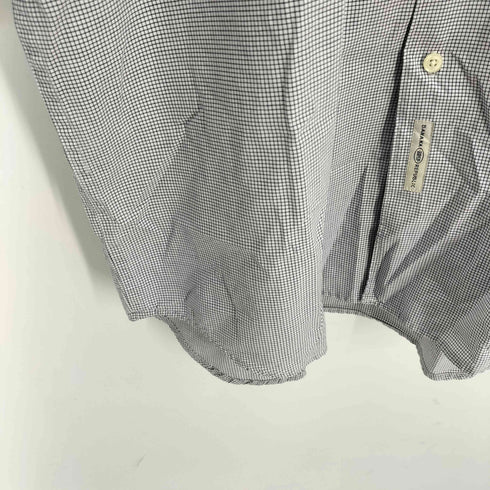 バナナリパブリック BANANA REPUBLIC マイクロチェック レギュラーカラー シャツ メンズ import:L