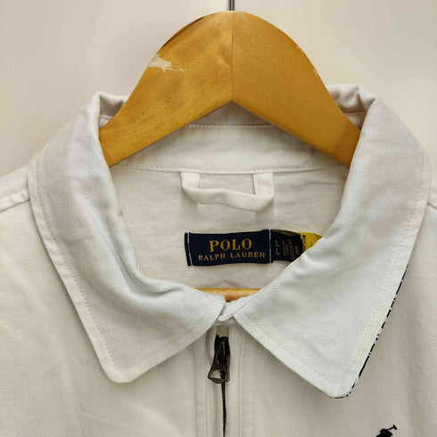 ポロラルフローレン POLO RALPH LAUREN ポニー刺繍 襟裏総柄 スウィングトップ ブルゾン ジャケット メンズ LL