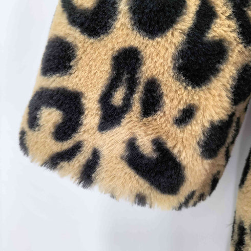 アズールバイマウジー AZUL by moussy レオパード フェイクファーコート レディース JPN:M